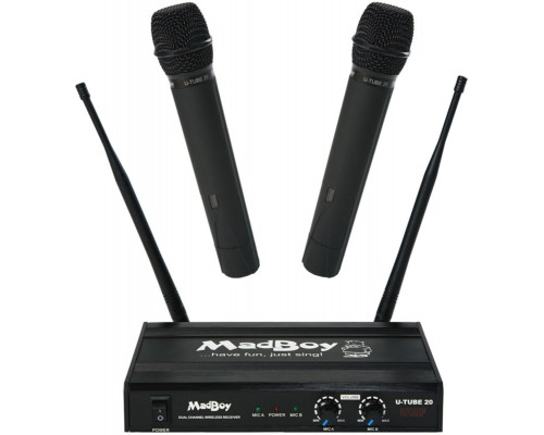 MadBoy U-Tube 20 wireless karaoke microphone pair
