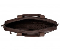 The Chesterfield Brand Calvi computer bag for 15.6" laptop, brown