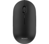 Deltaco MS-803, Ambidextrous, Optical, RF Wireless, 1600 DPI, Grey