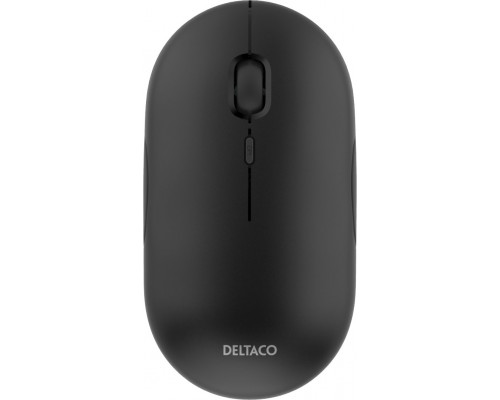 Deltaco MS-803, Ambidextrous, Optical, RF Wireless, 1600 DPI, Grey