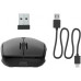 JLab Go Recharge, Ambidextrous, Bluetooth + USB Type-A, 1600 DPI, Black