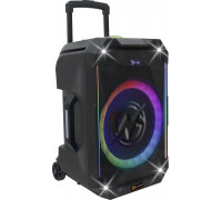 N-GEAR THE FLASH 1540 - Karaoke Speaker - 15" Woofer - Bluetooth - LED Lichtshow - Incl. Draadloze Microfoons