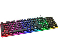 Deltaco DK220 Gaming Keyboard Membrane RGB Black