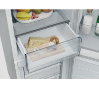 Candy ECNBQL3518EV Refrigerator, E, Built-in, Combi, Height 1.773m, Fridge net 194 L, Freezer net 74 L, White