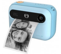 myFirst Camera Insta 20 - aparat natychmiastowy dla dzieci z drukarką i możliwością drukowania etykiet, ekranem 3" Full HD IPS i podwójnym obiektywem 16 MP (blue)