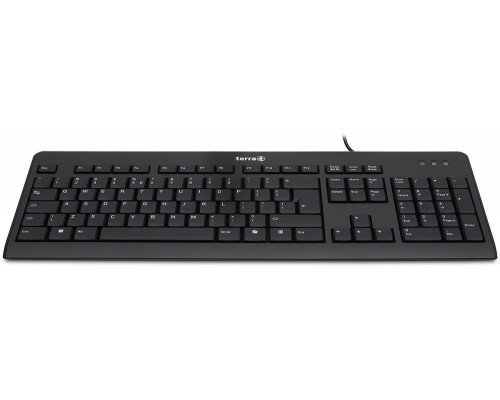 Wortmann AG TERRA Keyboard 1500 Corded [US/EU] USB black Copilot QWERTY, 105 klawiszy, przewodowy, 1,80m