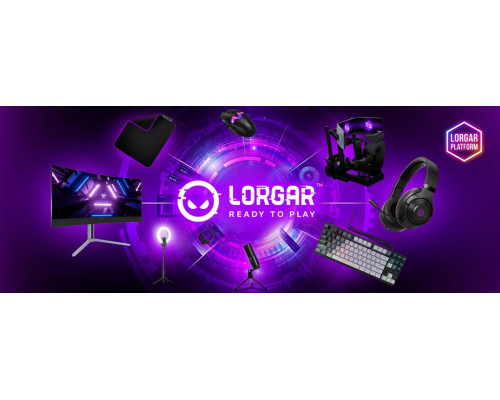 LORGAR KBP7075W  Wireless 75% Mechanical Gaming Keyboard Pro  Black/red  EN layout