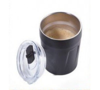 TROIKA Thermobecher ESPRESSO DOPPIO schwarz