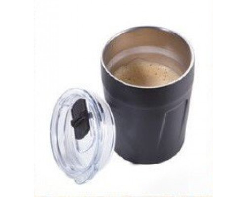TROIKA Thermobecher ESPRESSO DOPPIO schwarz