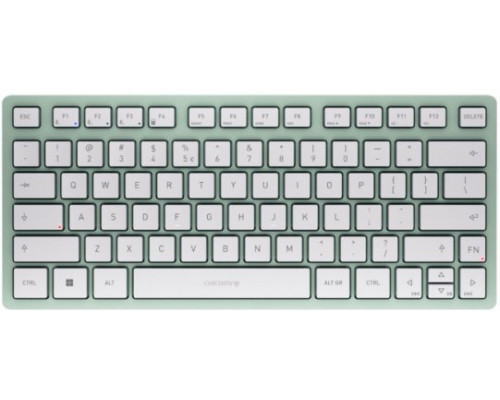 CHERRY KW 7100 MINI BT - Tastatur - kabellos - Bluetooth 5.1 - QWERTY - Europa - Tastenschalter: CHERRY SX - Agave Green