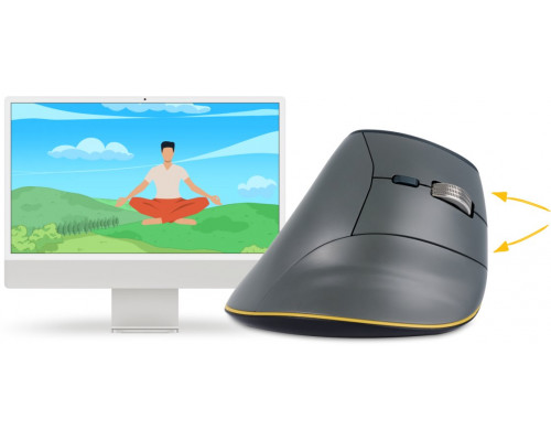 BakkerElkhuizen Maus FastForward 3-Mode Vertical Mouse retail