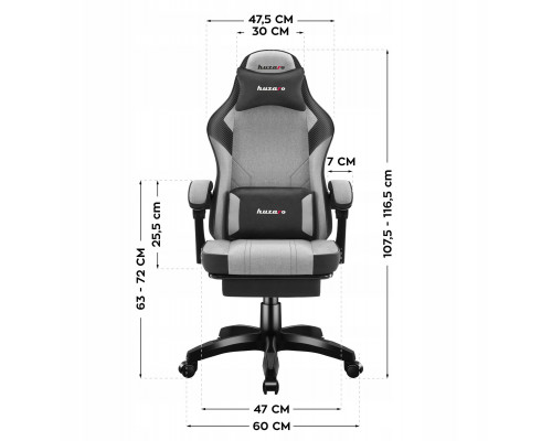 Fotel gamingowy Force 3.7 Grey