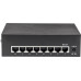 Switch Intellinet Network Solutions Gigabit 8x 1000Mbps RJ45 PoE/PoE+ 60W VLAN (561204)