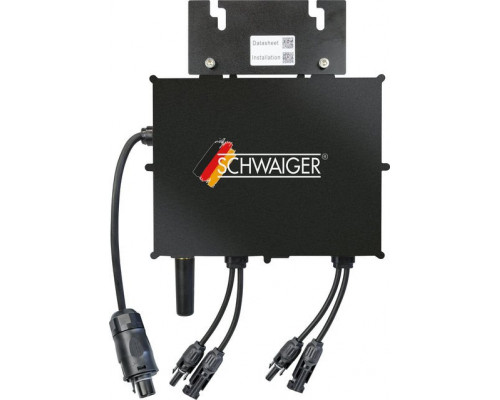 Schwaiger SOWR0806 adapter zasilający/ inwentor Wewnętrzna Black