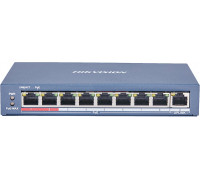 Hikvision | 8-Port Gigabit Switch | DS-3E0109P-E(C) | Unmanaged | Desktop | PoE/Poe+ connectors quantity 8