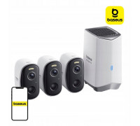 Zestaw 3 kamer zewnętrznych N1 Baseus 2K (biały)