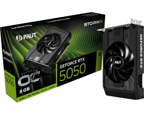 Palit GeForce RTX 5050 StormX OC 8GB GDDR6 DLSS4 (NE65050T19P1-GB2070F)
