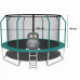 Garden trampoline dla dzieci 435cm with outer mesh i drabinką