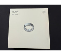 Oura Ring 4 smart ring, Silver, size 10