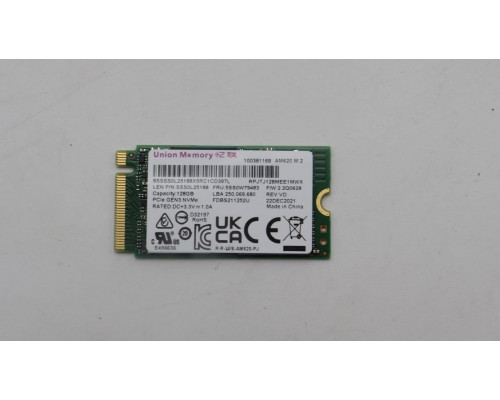 128GB M.2 2242 SSD with PCIe