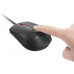 Lenovo - Maus - optisch - 3 Tasten - kabelgebunden - USB - Schwarz, Rot