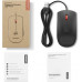 Lenovo - Maus - optisch - 3 Tasten - kabelgebunden - USB - Schwarz, Rot