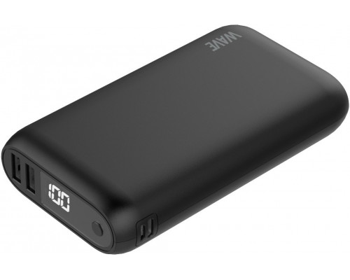 Wave Extrapower power bank, 20,000 mAh, black