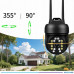 Zewnętrzna Kamera Obrotowa 8MPx IP Wi-Fi ULTRA HD Funkcje AI AUDIO CZARNA