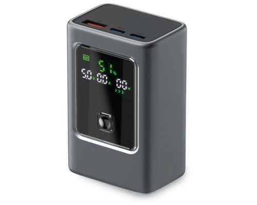 SBS 10000mAh PD 35W ar displeju LCD - gray