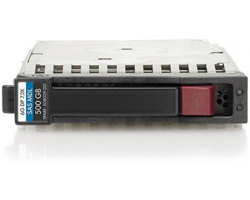 HPE 500GB 6G SAS 7.2K rpm SFF (2.5-inch) Dual Port Midline 1yr Warranty Hard Drive dysk twardy 7200 RPM 2.5"
