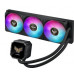 ASUS TUF Gaming LC III 360 ARGB LCD Obudowa komputera Chłodnica cieczy all-in-one 12 cm Czarny