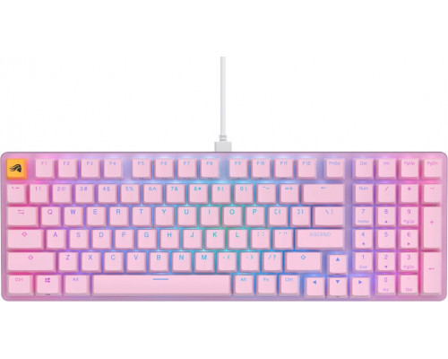 Glorious GMMK 2 Full-Size 96% Mechanical Keyboard, Pink