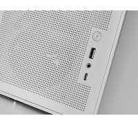 Mars Gaming MCXPSW mATX Ultra-Compact Gaming PC Case with MESH & Glass Panel