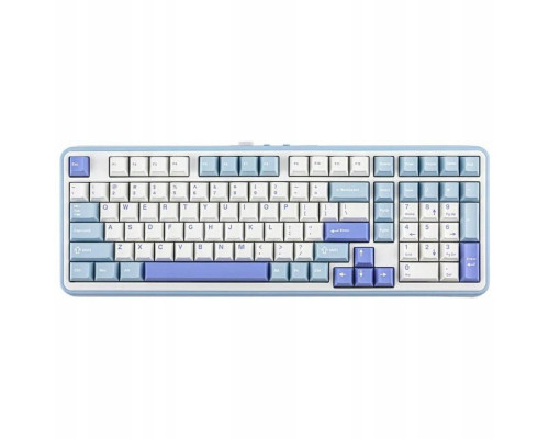 Mechanical keyboard Epomaker TH99 Creamy Jade Switch white-blue