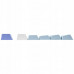 Mechanical keyboard Epomaker TH99 Creamy Jade Switch white-blue