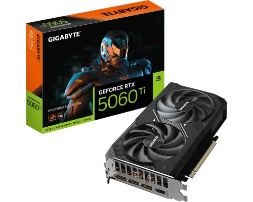 Gigabyte GeForce RTX 5060 Ti Windforce MAX OC 16GB GDDR7 DLSS4 (GV-N506TWF2MAX OC-16GD)