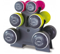 Body Sculpture dumbbells BW-108T vinyl 6 x 19 kg