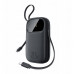 Baseus EnerFill FC31 10000mAh 22.5W ar displeju cyfrowym i 2 wbudowanymi kablami (USB-C + Lightning) - black