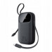 Baseus EnerFill FC31 10000mAh 22.5W ar displeju cyfrowym i 2 wbudowanymi kablami (USB-C + Lightning) - black