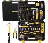 TOOLKIT W Walizce Bauerkraft - Solidna Walizka, Stal Chromowo-Wanadowa