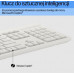 HP 225 - Tastatur-und-Maus-Set - 100% - full size - USB - QWERTZ - Deutsch - Cashmere White