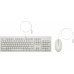 HP 225 - Tastatur-und-Maus-Set - 100% - full size - USB - QWERTZ - Deutsch - Cashmere White