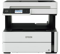 Epson EcoTank ET-M3180 - Multifunktionsdrucker - s/w - Tintenstrahl - ITS - A4/Legal (Medien) - bis zu 15.4 Seiten/Min. (Drucken) - 250 Blatt - 33.6 Kbps - USB 2.0, LAN, Wi-Fi(n)