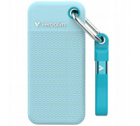 External Drive Verbatim Pocket SSD 2TB USB-C 3.2 gen.2 black-polar blue 32325