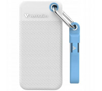 Dysk Zewnętrzny Verbatim Pocket SSD 2TB USB-C 3.2 gen.2 biały-jasnoblue 32321