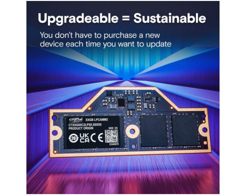 crucial Pamięć do notebooka DDR5 LPCAMM2 32GB/7500 LPDDR5X