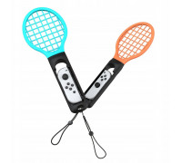 YAXO Handles for Joy-Con TENNIS PRO SET for NS/NS2 Inferno Orange&Hydro Blue
