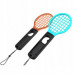 YAXO Handles for Joy-Con TENNIS PRO SET for NS/NS2 Inferno Orange&Hydro Blue