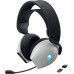 Alienware Tri-Mode Wireless Gaming Headset AW725H - Headset - ohrumschliessend - Bluetooth / 2,4 GHz Funkfrequenz - kabellos, kabelgebunden - 3,5 mm Stecker - Lunar Light