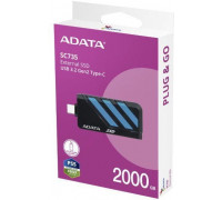 Dysk SSD External SC735 2TB U3.2C 1000/1000MB/s Blue